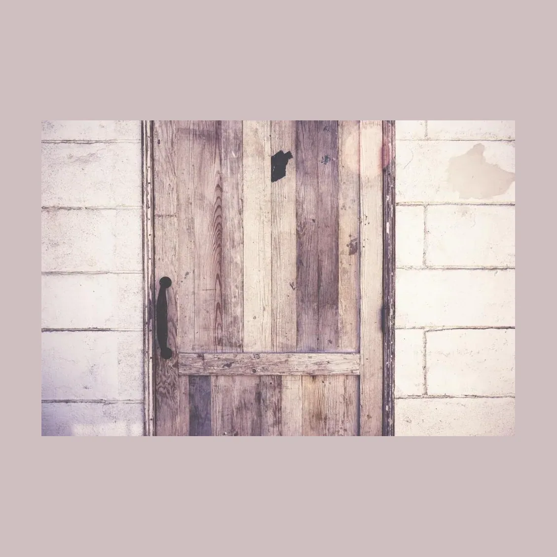 Puerta rústica
